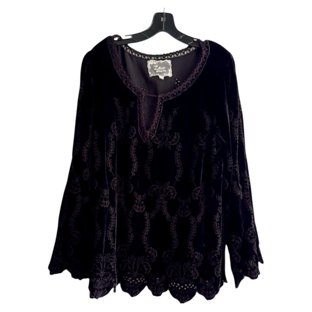 Johnny Was Black on Black Velvet, XL